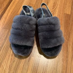 UGG Fluff Yeah Slide Slipper EUC